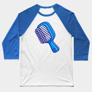 Comb Hair Cartoon Baseball T-Shirt